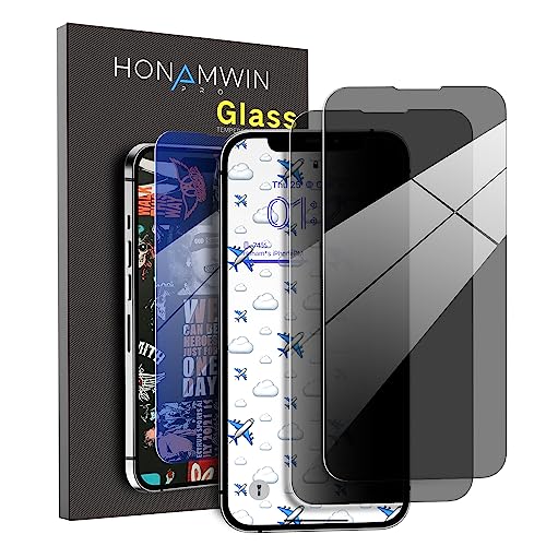 Privacy Screen Protector for iPhone XR (6.1-Inch) Anti-Spy 2 PACK Tempered Glass Protector - color: iPhone XR (6.1-Inch) Anti-Spy 2 PACK