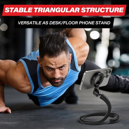 ICARMOUNT Flexible Gym Phone Holder for Peloton Treadmill Spin Bike