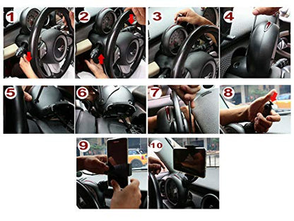 Interior Accessories - Car Smart Phone Folding Bracket Holder Compatible with Mini Cooper R55 R56 R57 R58 R59 Mk2 2007-2014