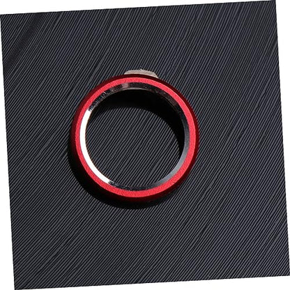 Lurrose 3pcs Metal Lens Protector Ring for Scratch-resistant Camera Lens Guard Circle Easy to Install Protection High-end Metal Texture Red - color: Red