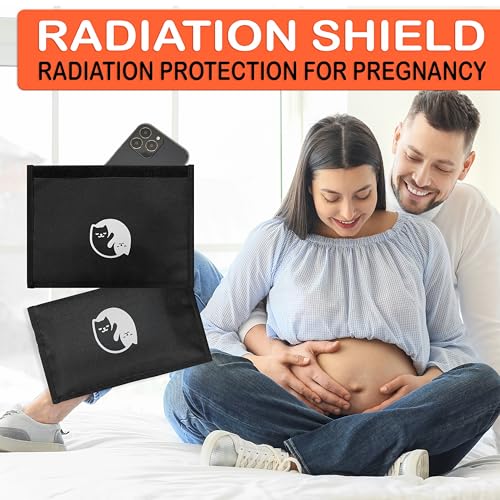 Gecko Travel Tech Faraday Bag Anti-Tracking GPS RFID Car Key Signal Blocker Wallet Shielding Pouch Protective Case for Cell Phone Car Key FOB, Data Privacy, Electronic Device Security (CAT YINYANG) - color: CAT YINYANG