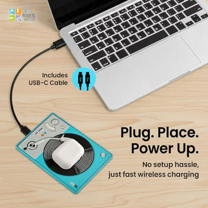 ZipCharger wireless phone charger - color: Vinyl
