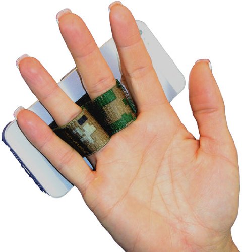 LAZY-HANDS 2-Loop Phone Grip - FITS Most - Camouflage - color: Camouflage - Fits Most