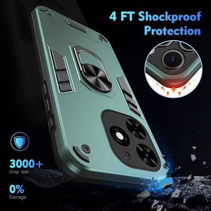 for Infinix Smart 8 X6525 Case,Compatible with Tecno Spark Go 2024 BG6 case Spark 20 KJ5/20C BG7 Case/Infinix Hot 40i X6528B Phone Case Cover Green - color: HY-GZS-green, size: Infinix Smart 8