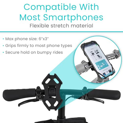 Vive Phone Holder - Universal Cell Phone Mount for Bike, Car, Motorcycle
