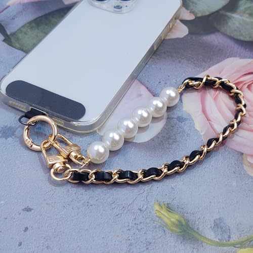 Cioatu Phone Lanyard Universal Crossbody Neck Strap with 2 Tether Tab, 1 Wrist Strap - color: Black