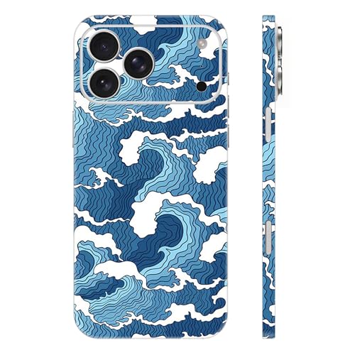 Skin Wrap Compatible with 13/14/15/16/17 Pro Max (Blue, 17 Pro Max) - color: Blue, size: 17 Pro Max