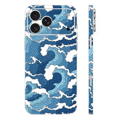 Skin Wrap Compatible with 13/14/15/16/17 Pro Max (Blue, 17 Pro Max) - color: Blue, size: 17 Pro Max