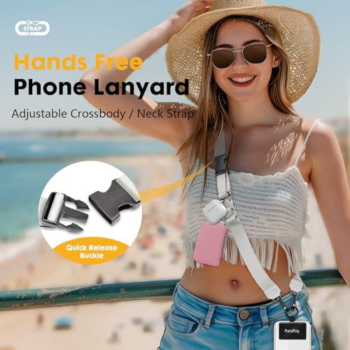 Icycay Phone Lanyard Crossbody Strap Neck Adjustable Teacher Women White - color: 1 White