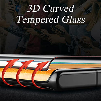 KAREEN 2 Pack Screen Protector for Samsung Galaxy S20 Tempered Glass Film | 3D Curved Full Coverage, Bubble Free, Anti-Scratch, Case Friendly - size: Galaxy S20 6.2-inch