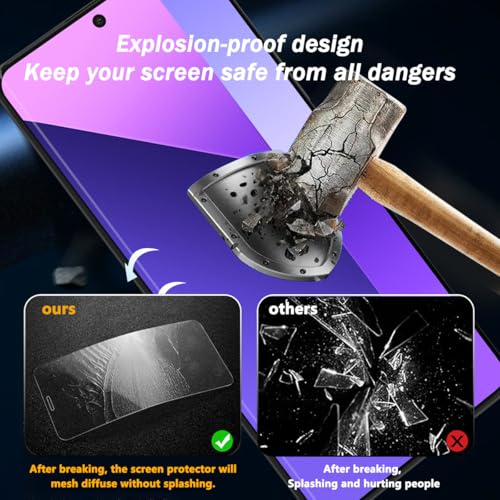 1 Pack Privacy Screen Protector for Xiaomi Redmi Note 13 Pro+/Plus 5G with 2 Pack Camera Lens Protector, 9H Hardness, Anti Spy Tempered Glass, Black Protector for Redmi Note 13 Pro+/Plus 5G - size: for Redmi Note 13 Pro+/Plus 5G