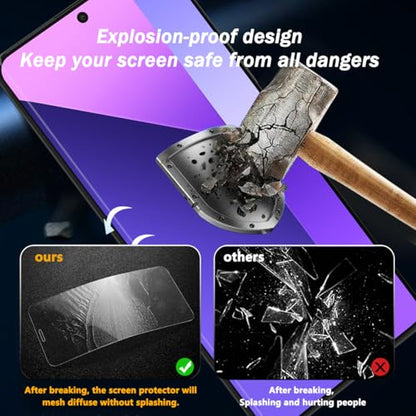 1 Pack Privacy Screen Protector for Xiaomi Redmi Note 13 Pro+/Plus 5G with 2 Pack Camera Lens Protector, 9H Hardness, Anti Spy Tempered Glass, Black Protector for Redmi Note 13 Pro+/Plus 5G - size: for Redmi Note 13 Pro+/Plus 5G