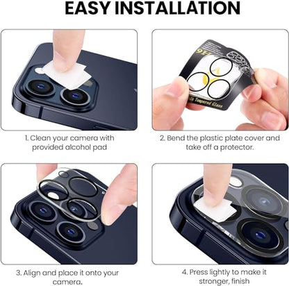 Tensea 3Pcs for iPhone 13 Pro / 13 Pro Max Camera Lens Protector - size: for iPhone 13 Pro/13 Pro Max