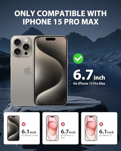 GIGIKISS 2 Pack for iPhone 15 Pro Max Matte Screen Protector - size: for iPhone 15ProMax 6.7 inch - Matte