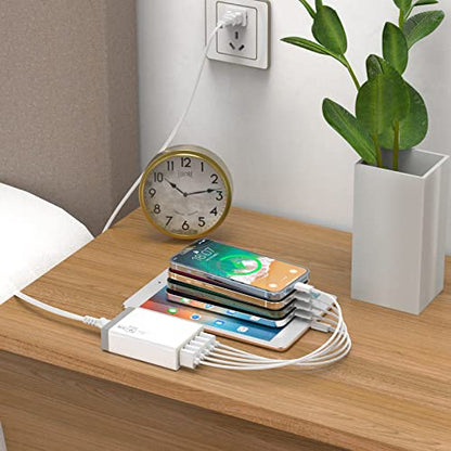 USB Wall Charger, Desktop USB Charging Station for Multiple Devices - color: #3 (Charger HUB)