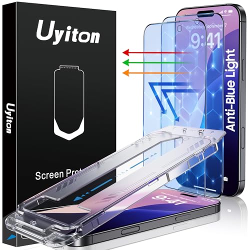 Uyiton for iPhone 16 Screen Protector (Anti-Blue Light) - size: iPhone 16