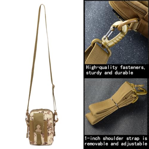 Belt Pouch, Tactical Molle Phone Pouch EDC Utility Pouches Waist Bag Packs, Small Cell Phone Holster Gear Tool Gadget Pocket for Men Running - color: Strap Green