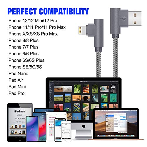 APFEN MFi Certified Lightning iPhone Cable 3Pack 10FT Cable for iPhone 14 - size: 10FT