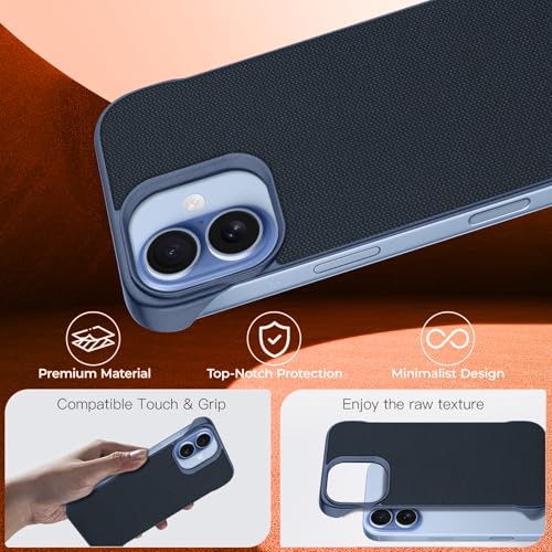 Phone Case Crafted for iPhone 17,Blue - color: Blue, size: iPhone 17