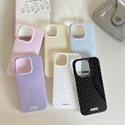 inewateri Compatible with iPhone 14 Pro Case with Cute Fashion Polka Dot Aesthetics Design Simple Cases for Soft TPU Slim Protection Cover-Lemon-Yellow - color: Yellow, size: iPhone 14 Pro