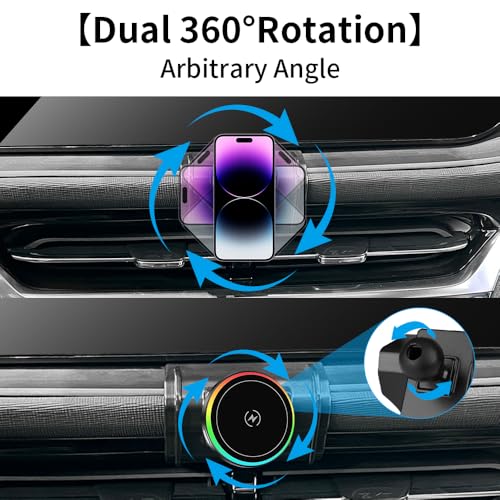 Car Magnetic Phone Mount for Buick Envista 2024 2025 2026 Auto Interior Accessories Best Cellphone Holder Fast 15W Wireless Charger Cell Phones Charging Screen Stand Vehicle Accessory