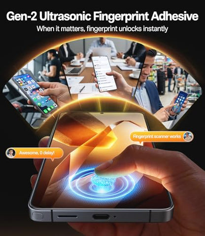 TORRAS Unbreakable for Samsung Galaxy S26 Ultra Screen Protector [NO.1 Military-Grade] [12 FT Shatterproof] 9H+ Aerospace Tempered Glass 2 Pack - Touch Sensitivity, Full Coverage, Anti-Scratch, 6.9 inch - size: Samsung Galaxy S26 Ultra (6.9 inch)