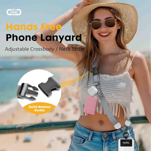 Icycay Phone Lanyard Crossbody Strap Neck Adjustable Teacher Women Gray - color: 1 Silver Gray