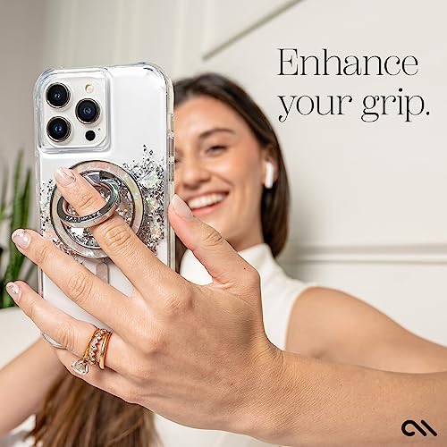 Case-Mate Magnetic Phone Grip & Ring Stand -MagSafe Holder -Mother of Pearl - color: Mother of Pearl