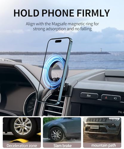 Car Phone Mount for 2015-2018 Ford F-150 Accessories, Magsafe Magnetic Clip - size: for 2015 2016 2017 2018 Ford F-150