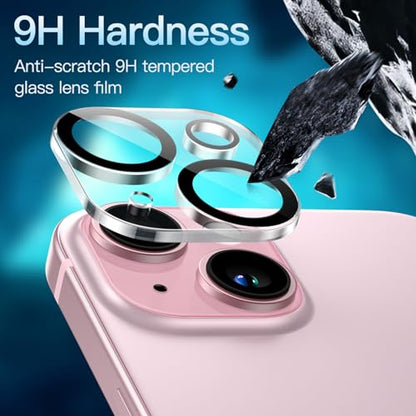 JETech Camera Lens Protector for iPhone 15/15 Plus, 3-Pack - size: iPhone 15 / 15 Plus