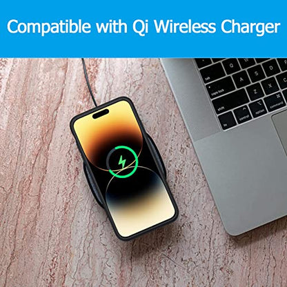 Battery Case for iPhone 14 Pro Max,12000mAh Portable Protective Charging Case with Wireless Charging Compatible for iPhone 14 Pro Max (6.7 inch) Extended Battery Pack Charger Case with Carplay (Black) - size: iPhone 14 Pro Max