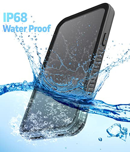 Encased Titan-X Designed for iPhone 14 Pro Max Waterproof Case Compatible with MagSafe and Belt Clip Holster (MIL-Spec Extreme Protection) - size: iPhone 14 Pro Max