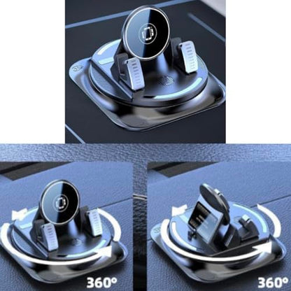New 360°Dashboard Car Phone Holder,Dashboard Phone Holder with Vacuum Suction Technology Essential Phone Holders with Strong Suction Cup for All Smartphones,Universal Windshield Adhesive Mount(1 PCS)