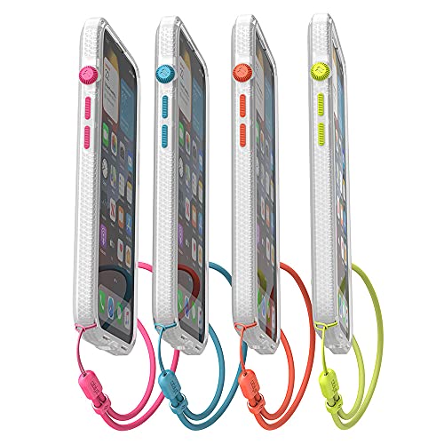 Catalyst iPhone 13 Pro Max Case Influence Series Slim Case, Finger-Print Safe Cases, Drop Proof Phone, with Lanyard (Clear)