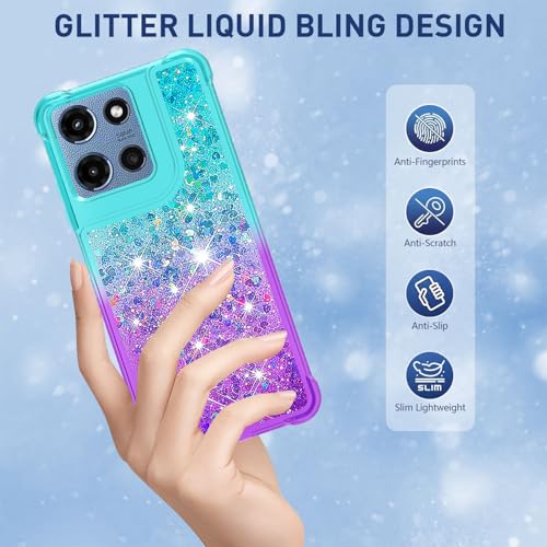 for Moto G 2025/2026 Case, Moto G Play 2026 Phone Case, Blue Purple - color: Blue Purple