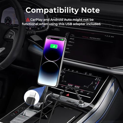 Basesailor USB C to Lightning Charger Cable 3.3FT with USB A Adapter - color: Black, size: 3.3FT/1M