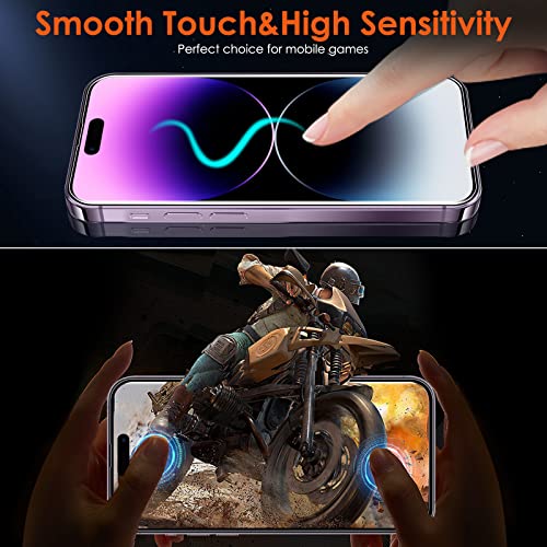 [3 Pack Hydrogel Film Screen Protector for iPhone 16e / iPhone 14 Pro/iPhone 14 / iPhone 13 Pro/iPhone 13 (6.1 inch), Soft TPU Transparent Protective Screen Protector Film (Not Tempered Glass) - size: iPhone 16e / 14 Pro / 14 / 13 Pro / 13 (6.1'')