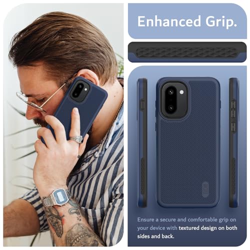 TUDIA MergeGrip Designed for OnePlus 15R Case 5G (2026) - [Military Grade Drop Tested] Dual Layer Shockproof Slim Rugged Tough Protective Phone Cases Cover (Indigo Blue) - color: Indigo Blue