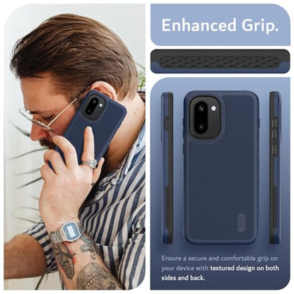 TUDIA MergeGrip Designed for OnePlus 15R Case 5G (2026) - [Military Grade Drop Tested] Dual Layer Shockproof Slim Rugged Tough Protective Phone Cases Cover (Indigo Blue) - color: Indigo Blue