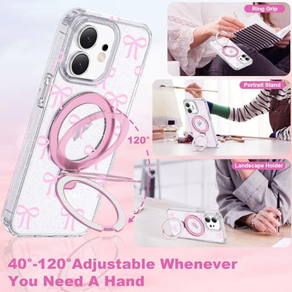 Butterfly Pattern Case for iPhone 12/12 Pro with Stand 6.1",C-Pink - color: C-Pink, size: Iphone 12/12 Pro