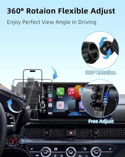 PZK Car Phone Holder for Toyota Camry 2021-2024 LE/SE/SE 7-Inch Screen Only - color: Auto Lock