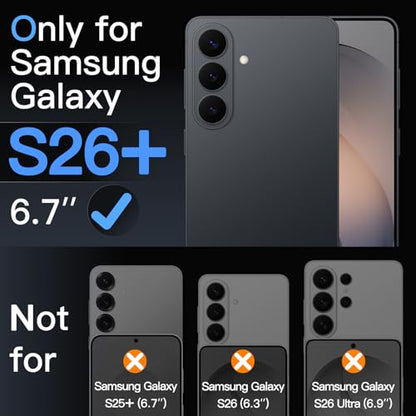 JETech Screen Protector for Samsung Galaxy S26 Plus, 3-Pack | 9H Tempered Glass, HD Clear, Anti-Scratch Protection, Easy Installation Tool - size: Galaxy S26 Plus
