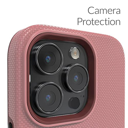 Crave Dual Guard for iPhone 14 Pro, Shockproof Protection Dual Layer Case for Apple iPhone 14 Pro (6.1") - Blush - color: Blush