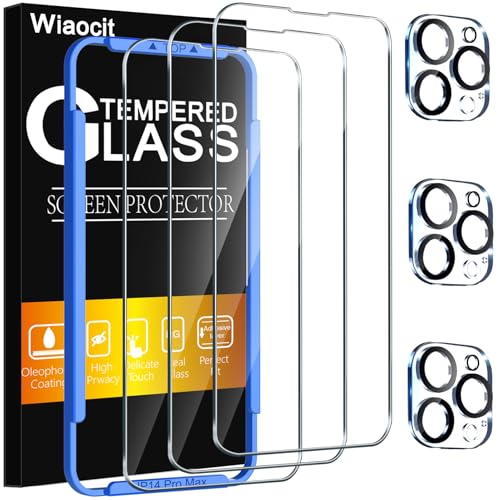 Wiaocit Tempered Glass Screen Protector for iPhone 14 Pro Max - size: iPhone 14 Pro Max-6.7 Inch