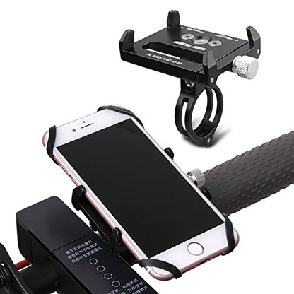 GUB Universal Phone Mount, Adjustable, Compatible with iPhone 8 Plus and Other Smartphones, Black with Band - color: black with band