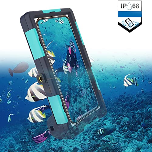 2026 Waterproof Snorkeling Phone Case, Underwater Phone Case for iPhone 17/16/15/14/13 Pro Max Plus,Galaxy S10-S25 Plus/Ultra, A21-A56 [50ft/15m] Photo&Video Cover for iPhone Samsung