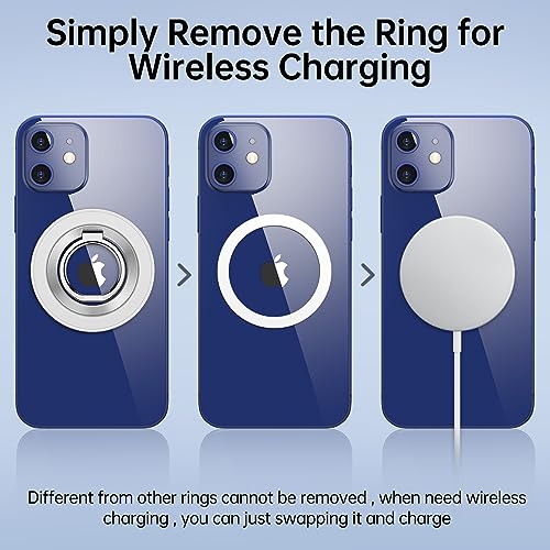SYNCWIRE for MagSafe Phone Grip, Magnetic Phone Ring Holder - color: White