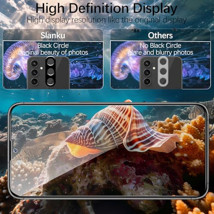 Slanku Privacy Screen Protector for Samsung Galaxy S23 FE Tempered Glass - size: samsung s23 fe
