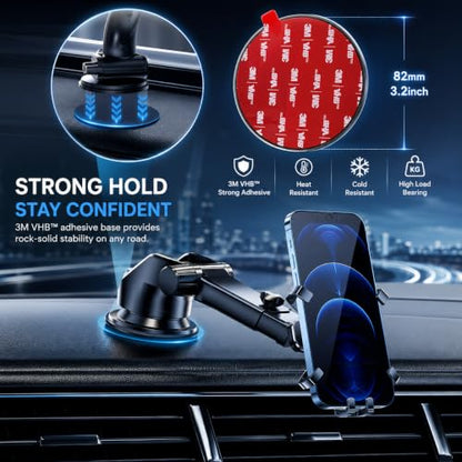 Dashboard Mounting Disk for Phone, GPS and Dash Cam Suction Cup Base - size: 2P