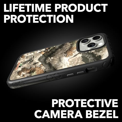 Mossy Oak | Terra Gila | Dual-Layer Case in Onyx Black Designed for iPhone 13 Pro Shock & Drop Proof - Durable | As Seen on Shark Tank - color: Terra Gila | Onyx Black, size: Apple iPhone 13 Pro